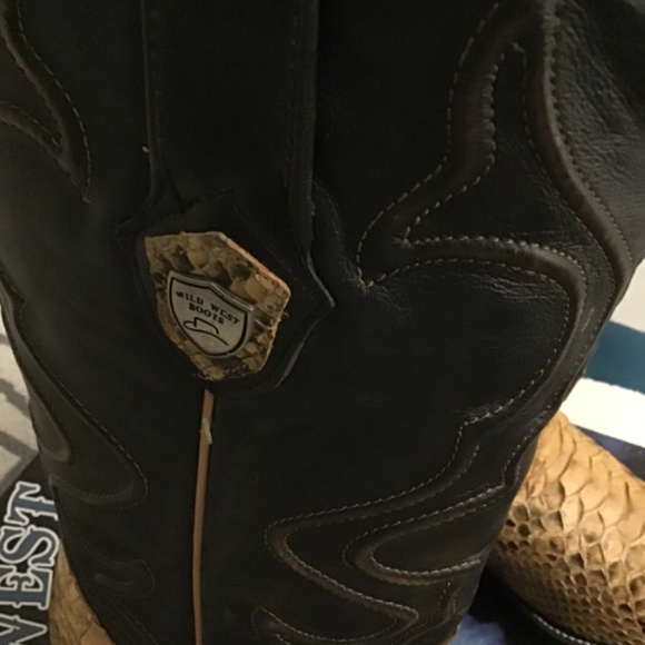 Wild West cowboy boots- Buttercup- Python - Picture 3 of 13